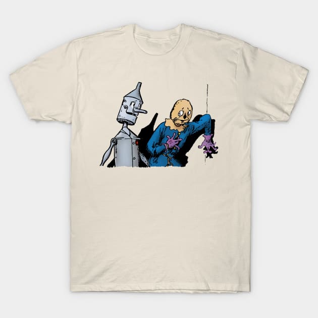 Scarecrow and Tin Man T-Shirt by MandyE